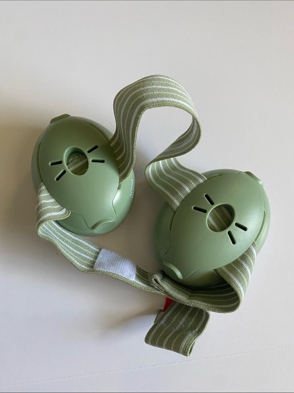 Alpine Baby Ear Muffs in Sage Green
